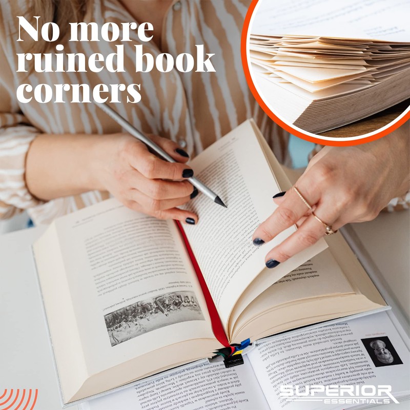 Superior Essentials Magnetic Bible Bookmark - Genuine Leather, Attachable Bible