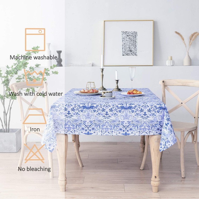 Obal William Morris Tablecloth Original Design Tablecloth Water Resistant Rectangular