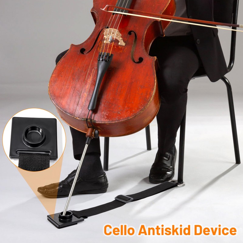 Newellsail Cello End Pin Anchor Adjustable Cello Anchor Holder Non-Slip