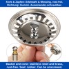 Sink strainer basket, 1 pack, Ø 83 mm strainer basket,