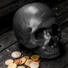 Kikkerland Skull Coin Bank