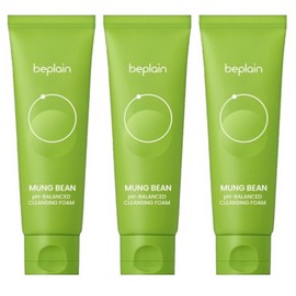 [Vegan Beauty] beplain Greenful pH-Balanced Cleansing Foam, 80ml, 3-Pack