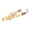 Guitar Strap Stylish Stripe Pattern Thickened Cotton Leather Adjustable Guitar
