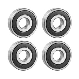 ​​Flewdart 6302 2RS Ball Bearings 15 x 42 x 13 mm, 6302-2RS 6302RS Sealed Carbon Steel for Machines and Tools (6302-2RS 4pcs)