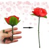 5 Pcs Red Folding Rose/Rose Appearing Magic Tricks Flower Appearing