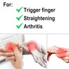 RonJea 5 Pcs Trigger Finger Splints: 5 Single Straps Finger