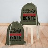 Turnbeutel Rucksack - Rentner Taschen - Ich geh in Rente