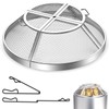 TUSGENK Fire Pit Screen for Solo Stove Bonfire, 19.5inch Fire