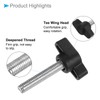 CoCud Tee Wing Knobs Thumb Screw, M6 x 30mm Male