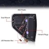 PIT66 LED Tail Lights Pair w/Red Light Bar&wiring harness Compatible