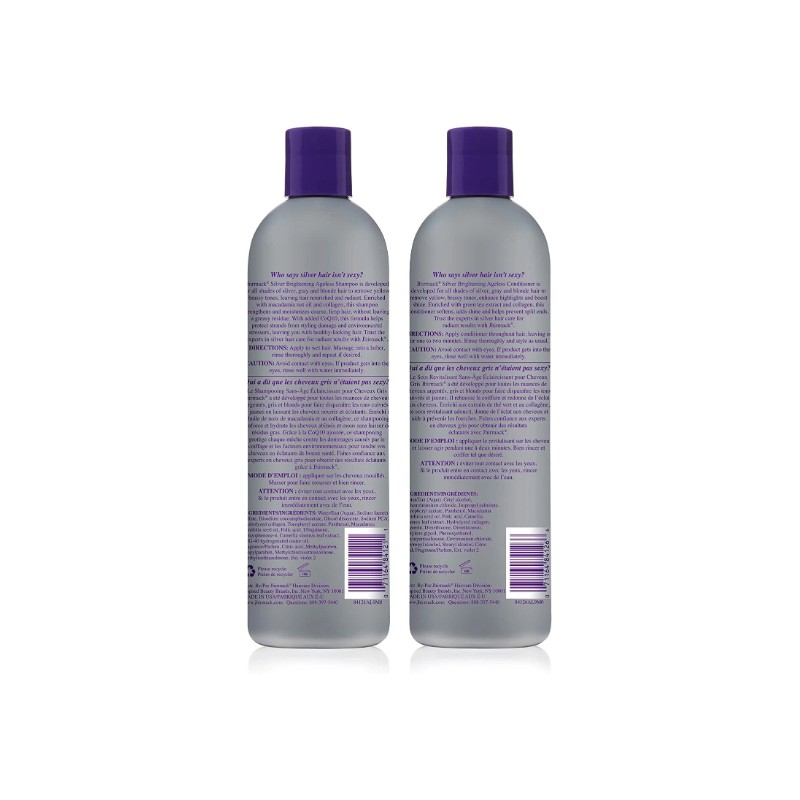 Shampoo Matizador Morado Champu Matizante Y Acondicionador Canas Plateados Rubio