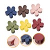 Healvian 6pcs Large Flower Ponytail Clip Non- Hair Holder for