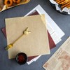 100Pcs Wax Paper Sheets for Food, Basket Liners Food Picnic