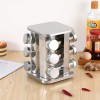 Unbranded Revolving Spice Rack Holder Seasoning Tower Organizer Stainless Steel