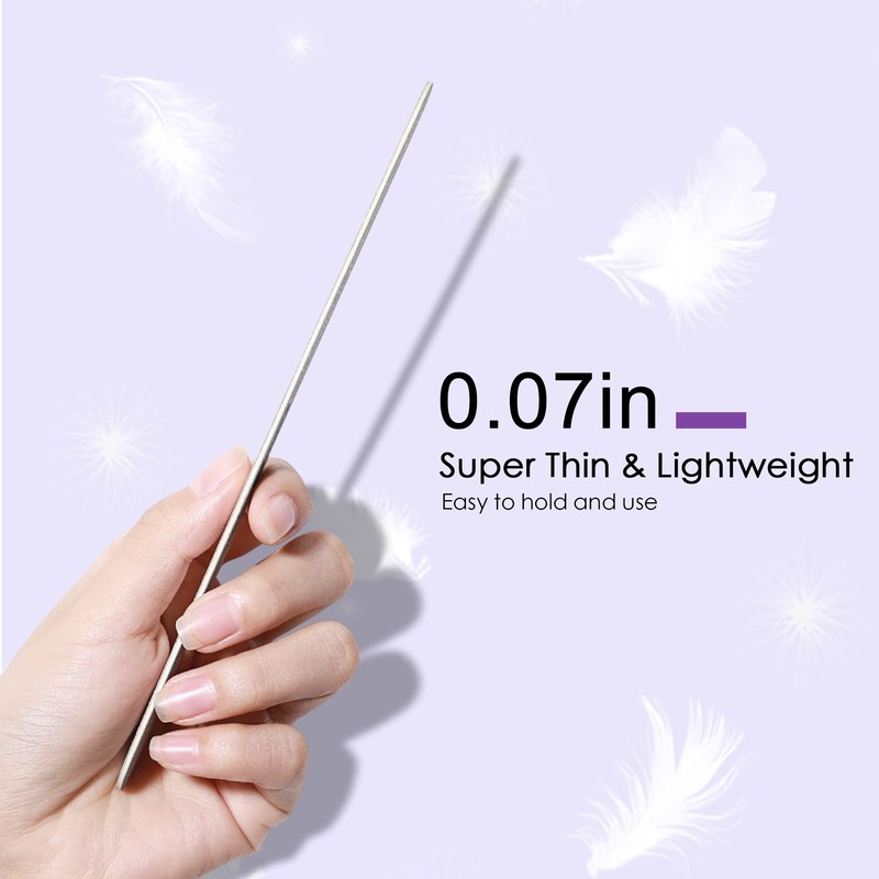 ネイルファイル 薄いエメリーボード ネイル用 100/180グリット ネイルファイル ナチュラルネイル用 マニキュア ペディキュアツール 家庭用 サロン用