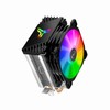 CPU Cooler Mini Colorful Light 2000rpm With 2 Heat Pipes