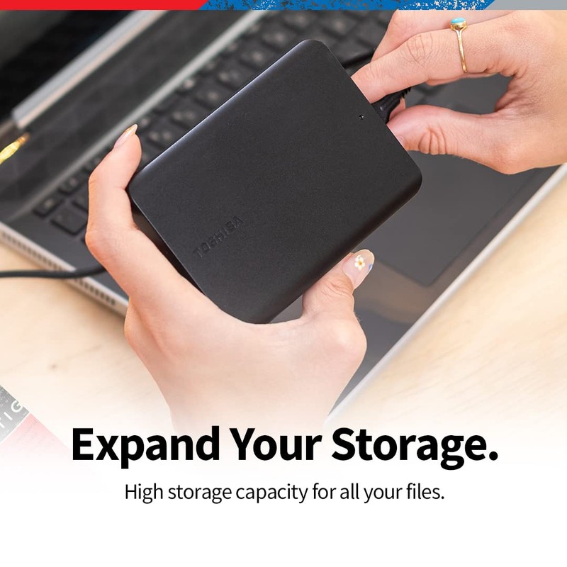 Toshiba Canvio Basics 1TB Portable External Hard Drive USB 3.0,