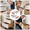 Drawer Front Installation Clamps, 2X Drawer Panel Installation Fixing Clips,