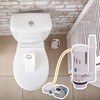 Plastic Toilet Cistern Water-Saving Push Button Dual Drain Flush Valve