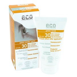 eco cosmetics Sun Cream Tinted SPF 30 with Sea Buckthorn and Olive (1 x 75 ml)