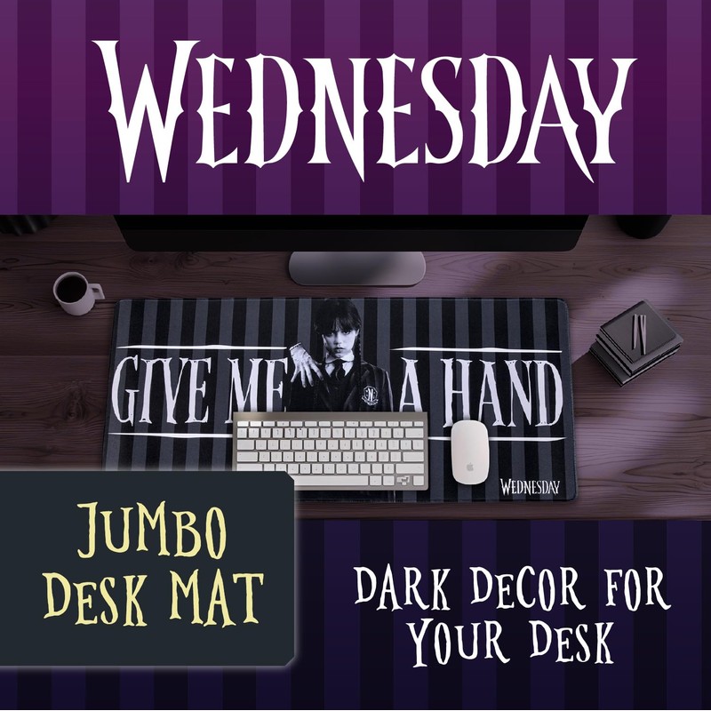 Wednesday Desk Mat - Perfect Mat for Your Desk, Home