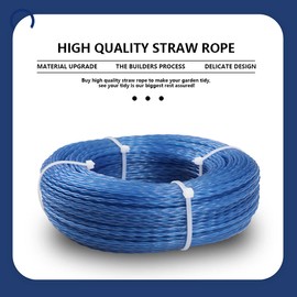Grass Strimmer Line Trimmer Cord Twist lines Universal Replacement Trimmer Lines Star Line Eater Weed Strimmer Wire String Brush Cutter for all Garden Grass Strimmers (2.0MMx90M)