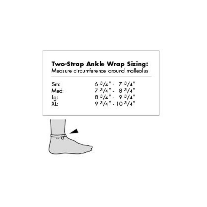 Double/Two Strap Ankle Wrap, XL
