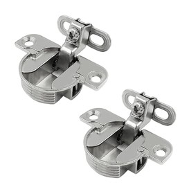 Face Frame Quiet Soft Close Cabinet Door Hinges 2Pcs with Built-in Metal Dampers, glrovazas Strong Heavy Duty Zinc Alloy for Kitchen Bathroom