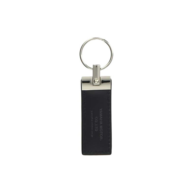 Yamaha 90792-K0000 Key Chain YAK14 Black Leather Key Chain