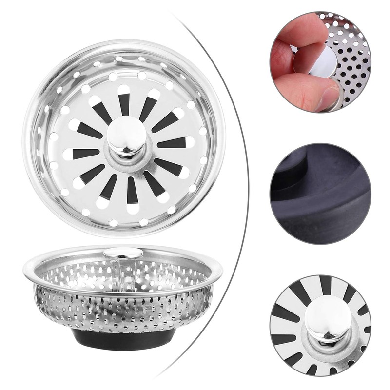 iplusmile Sink Drain Plug Dish Drain Drain Drain 3.1 inches