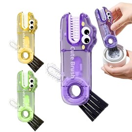 Flaschenbürstenreiniger, ergonomisches Scheuerwerkzeug, 13 x 4 x 1,8 cm, erreicht enge Räume, langlebige und sichere Materialien, tragbare Reinigungsbürste für Sporttaschen, Reisen, Zuhause