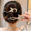 HAPVITAL Hair Clip, Large, Firmly Curled, Hair Clip, Hair Clip,