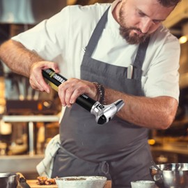 TBTeek Butane Fuel Refill, 180ml High Grade Butane Refill, Butane Fuel Canister for Universal Lighter, Torch Lighter, Butane Torch (6 Can)