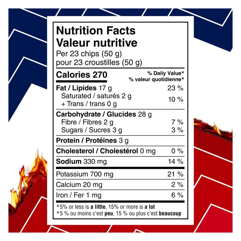 PepsiCo Lay's Ruffles Flamin' Hot Bar-B-Q Chips, 190g/6.7 oz.