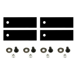 4Pcs Blades & Bolts Set for 30" & 38" Cut Rover Catcher Lawn Mowers A01387/673K