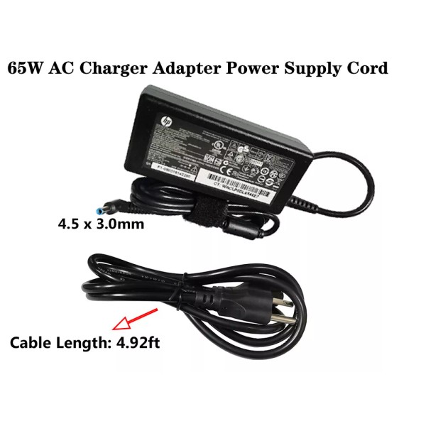 HP For HP ENVY x360 15m-bp011dx 15m-bp012dx 15m-bp000 Laptop 65W