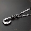 ZIYMU zm-p-071 Men's Necklace, Fish Hook, Fishhook Pendant, Cable Chain,