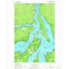 YellowMaps Squaxin Island WA topo map, 1:24000 Scale, 7.5 X