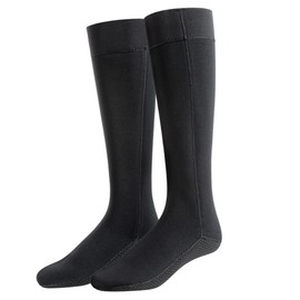 1 Pair 3mm Neoprene Socks Unisex Long Thick Diving Socks Water Resistant Thermal Anti Slip Beach Socks for Diving Swimming Snorkeling