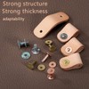 WUTA 100 Pcs Copper Rivets & Burrs, Leather Copper Rivet