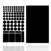 JIEHENG Light Blocking Stickers,Blackout Sticker for Electronic,2 Sheets Cover White