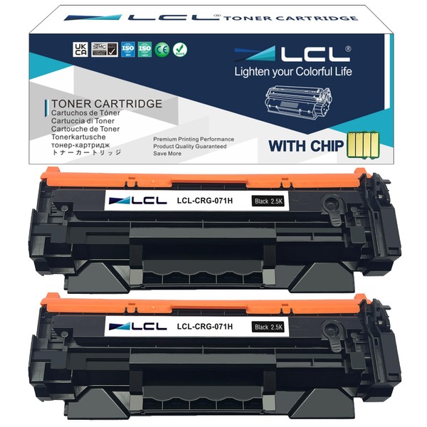 LCL Compatible 071 071H CRG071H High Capacity Toner Cartridge(Indicate Toner