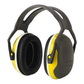 Noise Reduction Safety Ear Muff Foldable Noise Cancelling Earmuff for Sleeping Working Yellow