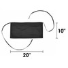 DALIX Waist Aprons Commercial Restaurant Home Bib Spun Poly Cotton