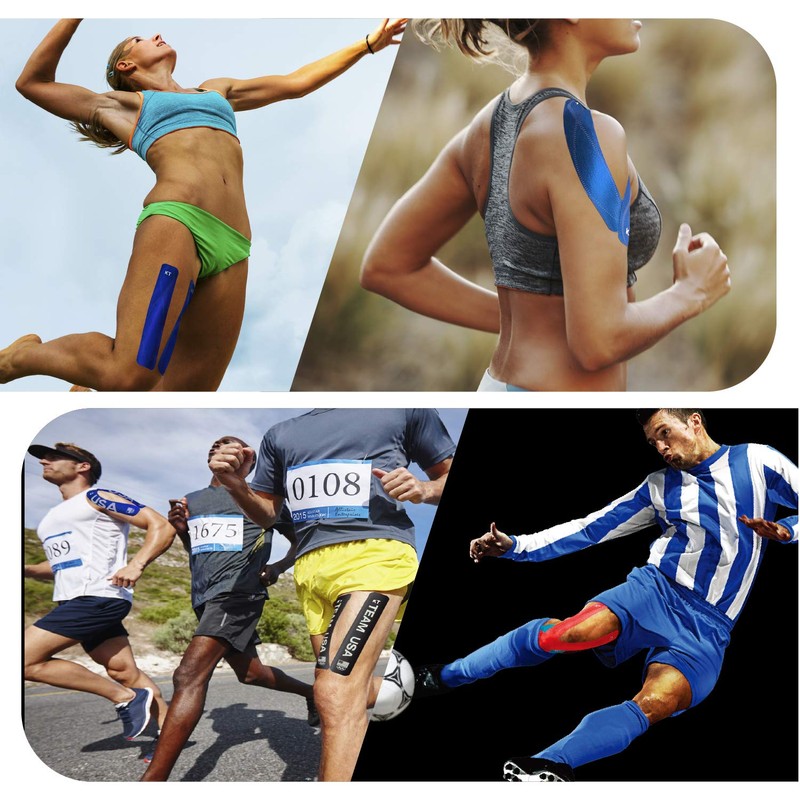 KT Tape Sports Tape, Elastic, Pro, Precut Strips, Stealth Beige