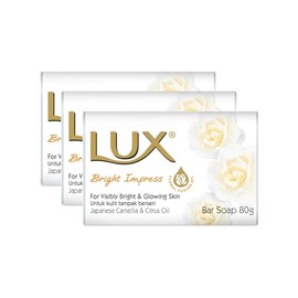 Lux Bright Impress Camellia & Citrus Oil Soap | 3 Soap Bars