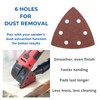 160 Pcs Detail Sanding Pads Multi Grits | 93mm Triangle