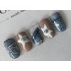 ⭐️ [Vintage Denim Star Nail] ⭐️ - Stiletto / ⭐️