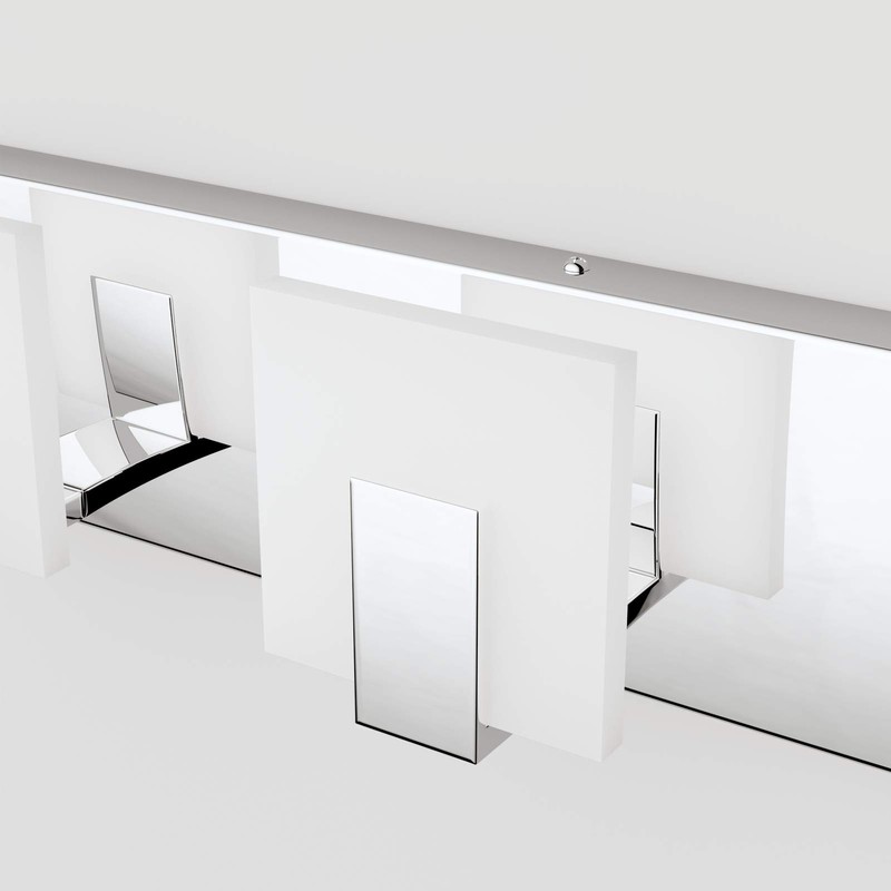 Aipsun 6 Lights Modern LED Bathroom Vanity Light Acrylic Stainless