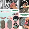 Washable Sponge Antibacterial Hygienic Reusable Double Sided Microfiber Cleaning Brush